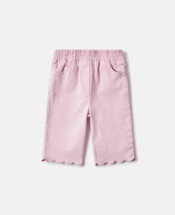 Scallop Trim Denim Jeans Scallop Trim Denim Jeans
