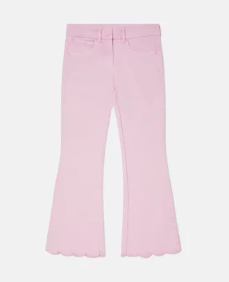 Scallop Trim Denim Jeans Scallop Trim Denim Jeans