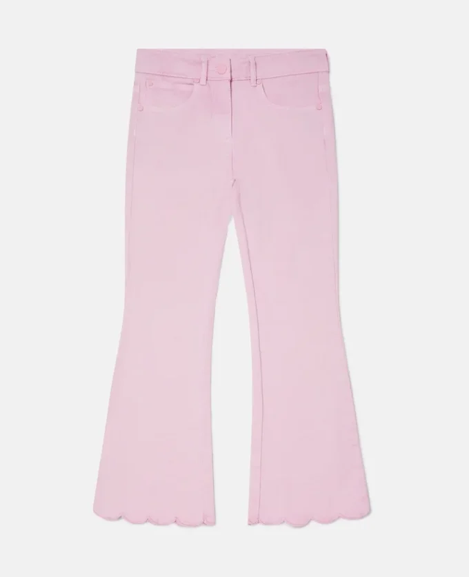 Scallop Trim Denim Jeans Scallop Trim Denim Jeans