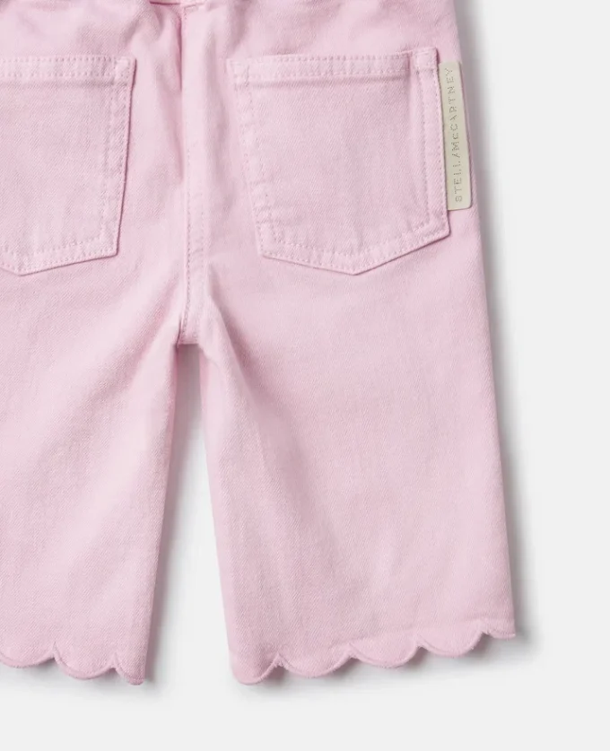 Scallop Trim Denim Jeans Scallop Trim Denim Jeans