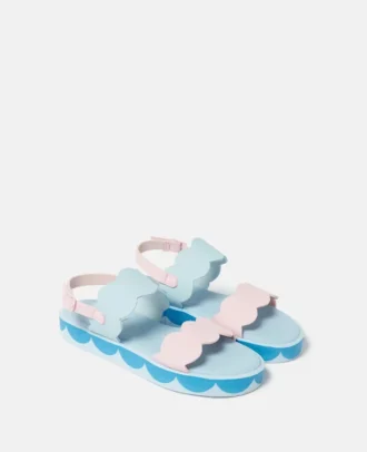 Scalloped Ankle-Buckle Sandals Scalloped Ankle-Buckle Sandals