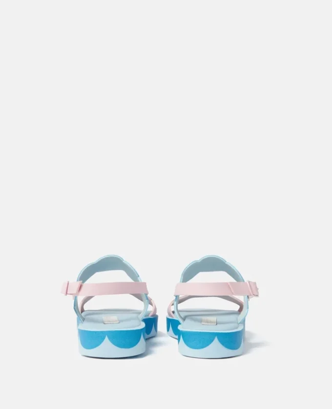 Scalloped Ankle-Buckle Sandals Scalloped Ankle-Buckle Sandals
