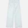 Scalloped Edge Wide Leg Trousers Scalloped Edge Wide Leg Trousers