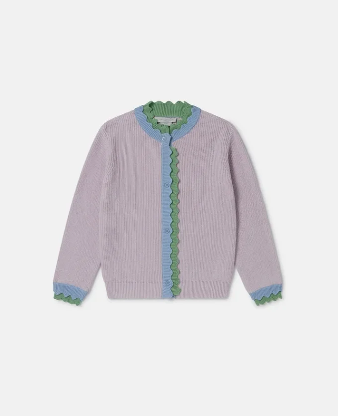 Scalloped Trim Cardigan Scalloped Trim Cardigan