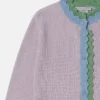 Scalloped Trim Cardigan Scalloped Trim Cardigan