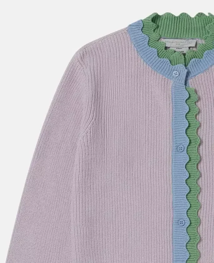 Scalloped Trim Cardigan Scalloped Trim Cardigan