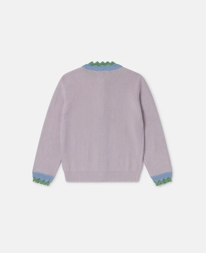 Scalloped Trim Cardigan Scalloped Trim Cardigan