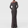 Sequin Off-Shoulder Floor-Length Dress Sequin Off-Shoulder Floor-Length Dress