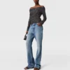 Sequin Off-Shoulder Sweater Sequin Off-Shoulder Sweater