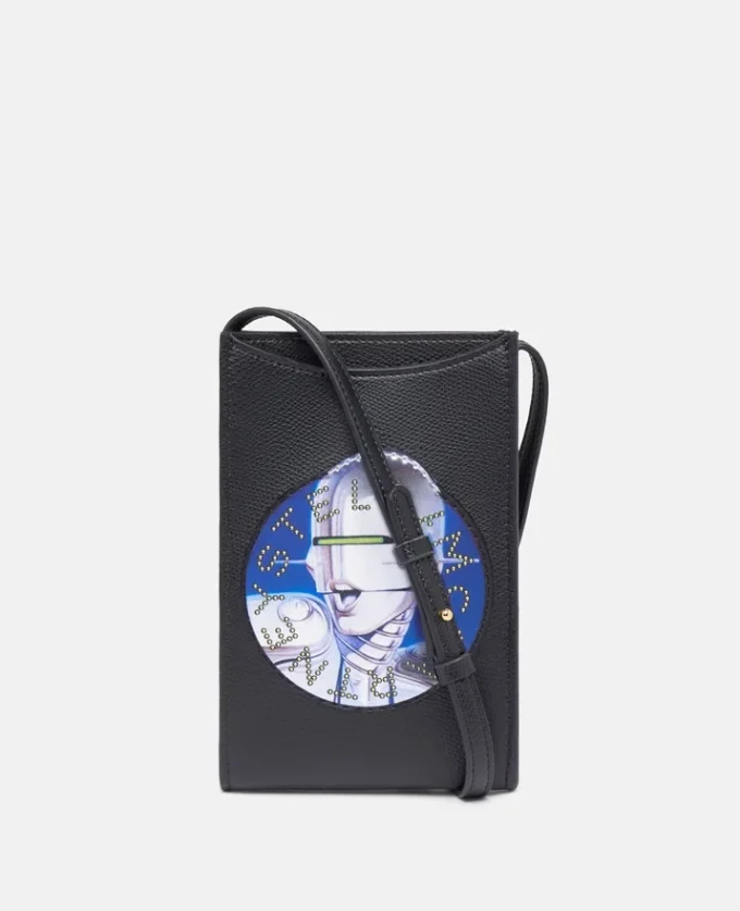Sexy Robot Graphic Grained-Texture Shoulder Bag Sexy Robot Graphic Grained-Texture Shoulder Bag