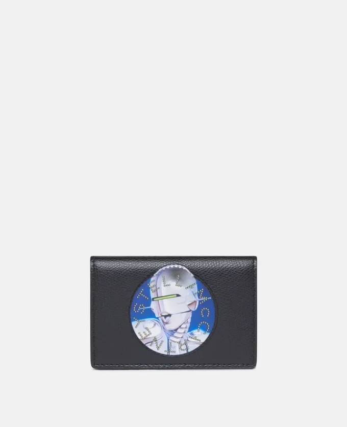 Sexy Robot Graphic Grained-Texture Wallet Sexy Robot Graphic Grained-Texture Wallet