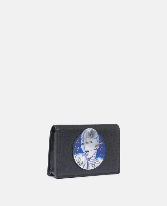 Sexy Robot Graphic Grained-Texture Wallet Sexy Robot Graphic Grained-Texture Wallet