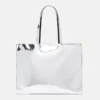 Sexy Robot Graphic Mirrored Chrome-Effect Tote Bag