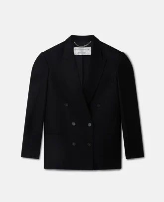 Sexy Robot Graphic Tuxedo-Lapel Blazer