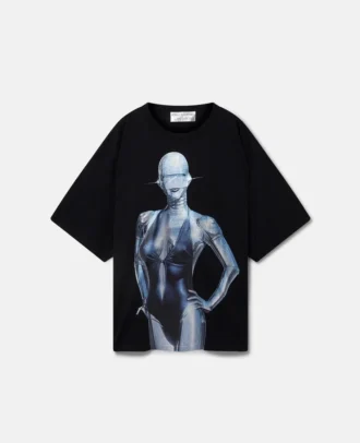 Sexy Robot Oversized Organic Cotton T-Shirt