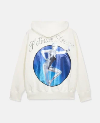 Sexy Robot Print Organic Cotton Hoodie