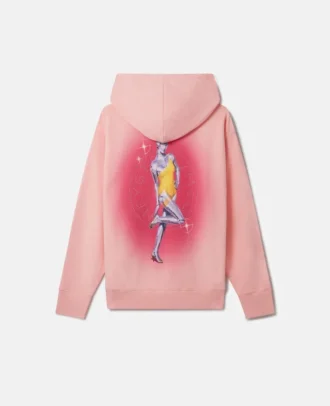 Sexy Robot Print Organic Cotton Hoodie