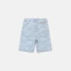 Shark Print Denim Shorts Shark Print Denim Shorts