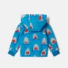 Shark Print Hooded Jacket Shark Print Hooded Jacket