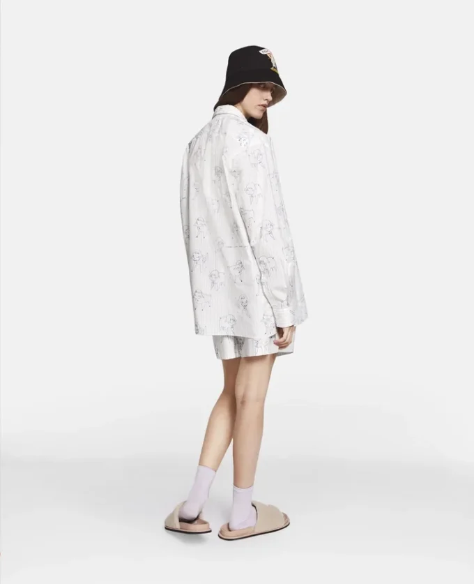 Sheep Can Never Sleep Print Shorts Sheep Can Never Sleep Print Shorts
