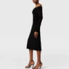 Sheer Long Sleeve Mesh Midi Dress Sheer Long Sleeve Mesh Midi Dress