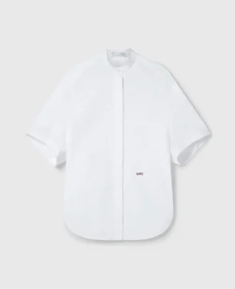Short Sleeve Paneled Shirt Short Sleeve Paneled Shirt