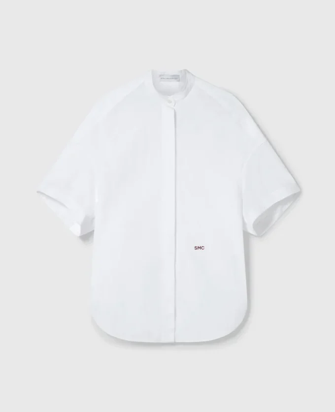 Short Sleeve Paneled Shirt Short Sleeve Paneled Shirt