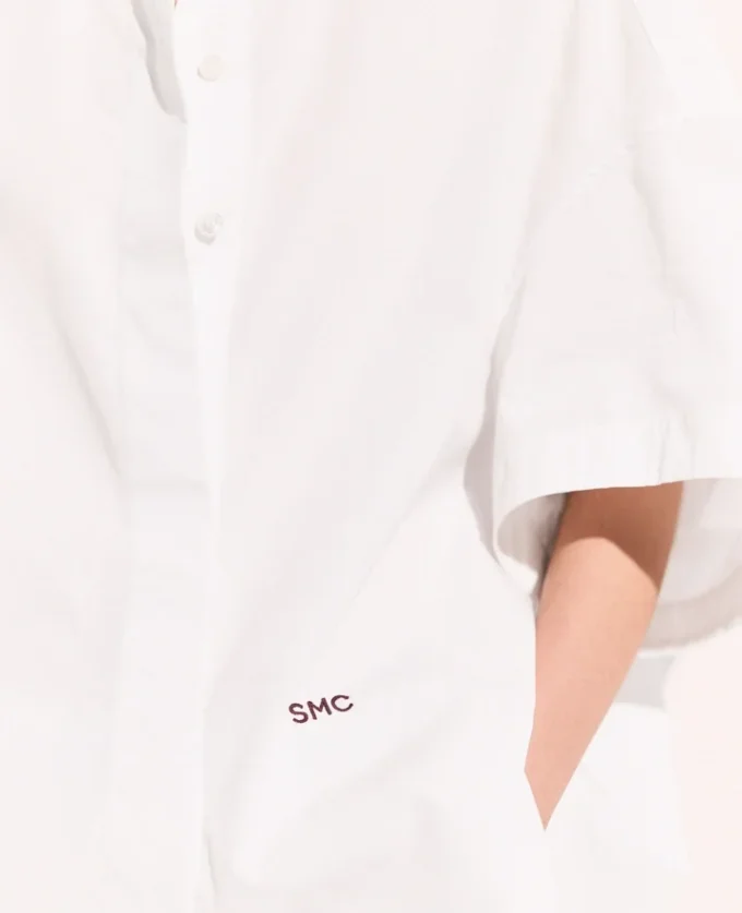 Short Sleeve Paneled Shirt Short Sleeve Paneled Shirt