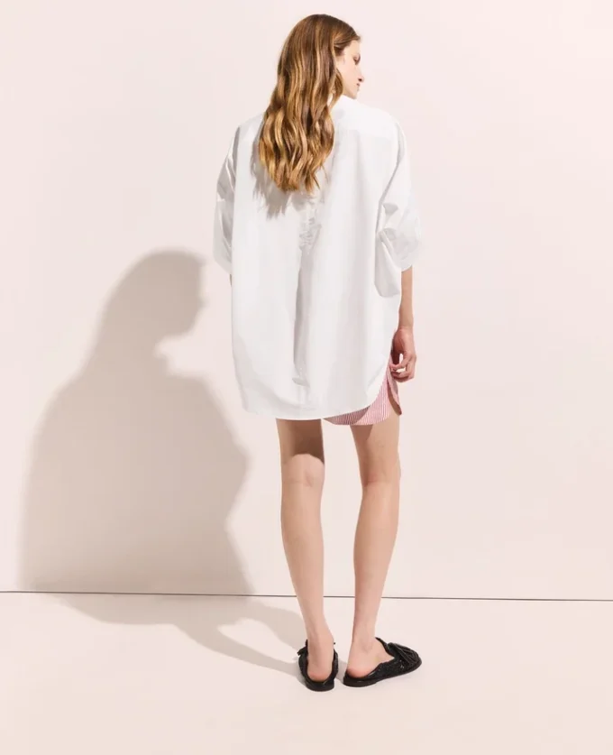 Short Sleeve Paneled Shirt Short Sleeve Paneled Shirt