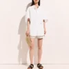 Short Sleeve Paneled Shirt Short Sleeve Paneled Shirt