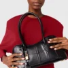 Shoulder Pad Long-Sleeved Midi Dress Shoulder Pad Long-Sleeved Midi Dress
