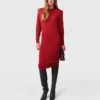 Shoulder Pad Long-Sleeved Midi Dress Shoulder Pad Long-Sleeved Midi Dress