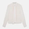 Silk Crêpe de Chine Pussybow Shirt Silk Crêpe de Chine Pussybow Shirt