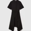 Silk Crêpe de Chine Shirt Dress