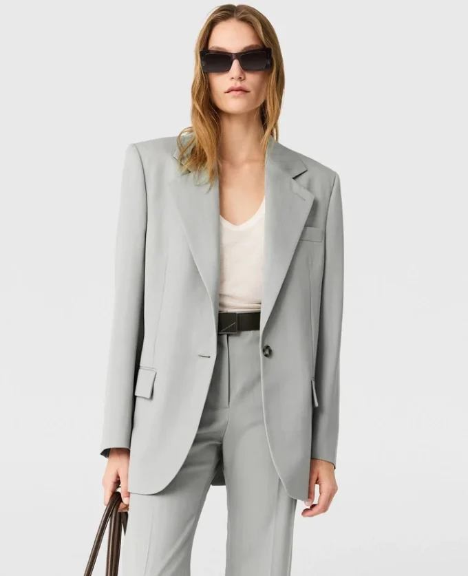 Single-Breasted Boyfriend Blazer Single-Breasted Boyfriend Blazer