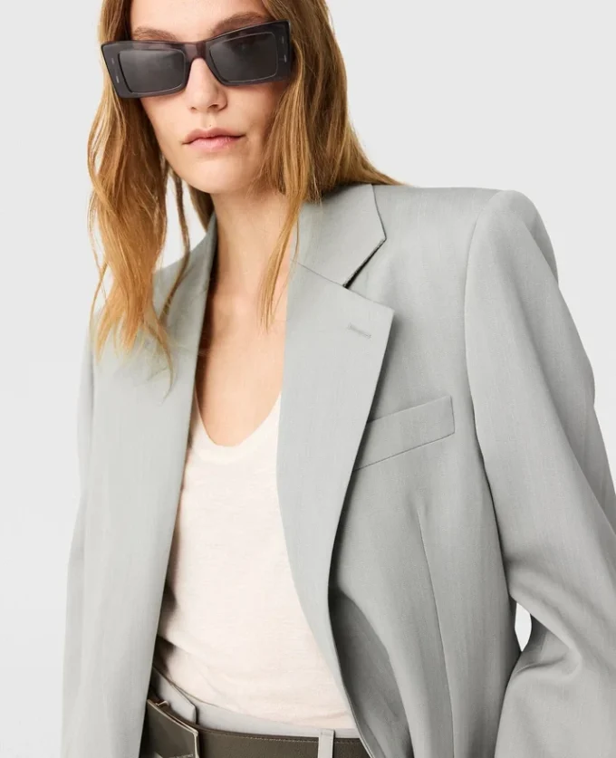 Single-Breasted Boyfriend Blazer Single-Breasted Boyfriend Blazer
