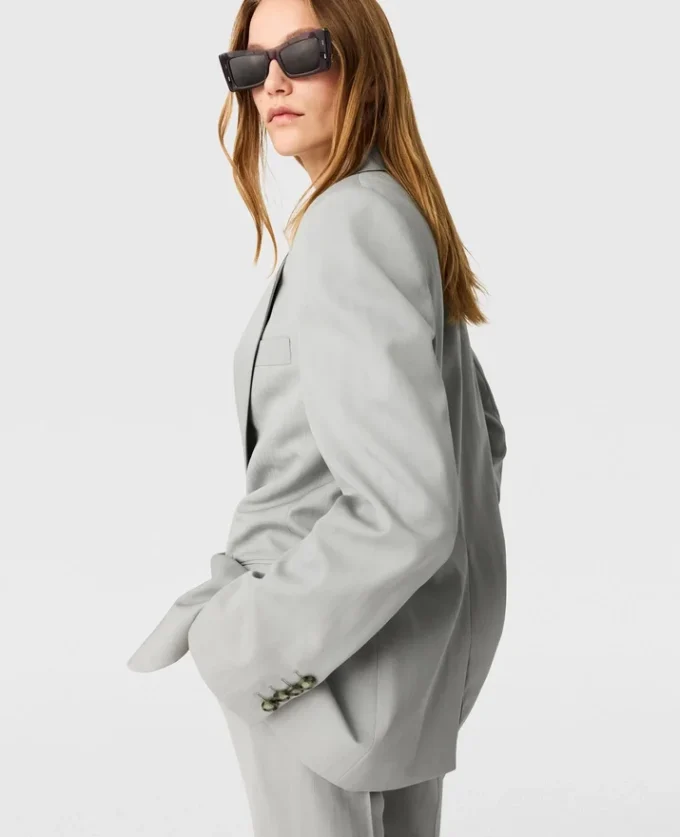 Single-Breasted Boyfriend Blazer Single-Breasted Boyfriend Blazer