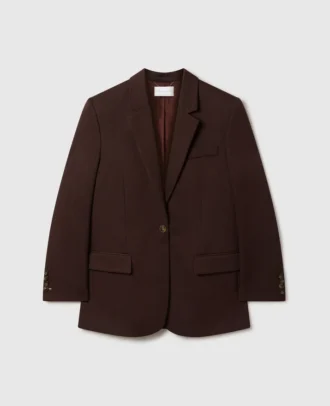 Single-Breasted Peak-Lapel Blazer Single-Breasted Peak-Lapel Blazer