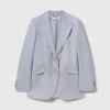 Single-Breasted Peak-Lapel Blazer Single-Breasted Peak-Lapel Blazer