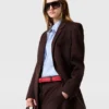 Single-Breasted Peak-Lapel Blazer Single-Breasted Peak-Lapel Blazer