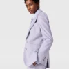 Single-Breasted Peak-Lapel Blazer Single-Breasted Peak-Lapel Blazer
