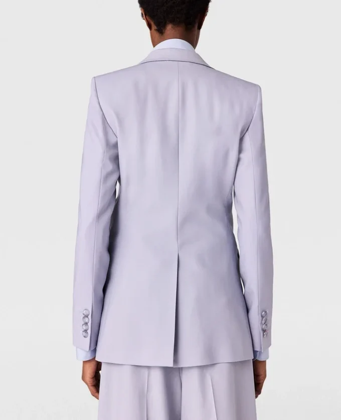 Single-Breasted Peak-Lapel Blazer Single-Breasted Peak-Lapel Blazer