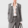 Single-Breasted Pinstripe Jacket Single-Breasted Pinstripe Jacket