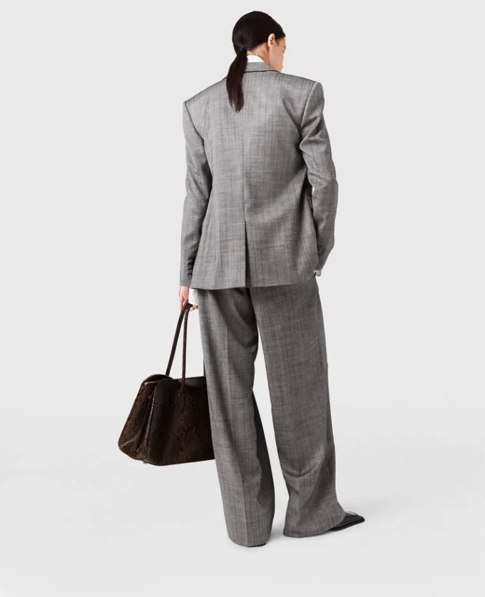 Single-Breasted Pinstripe Jacket Single-Breasted Pinstripe Jacket