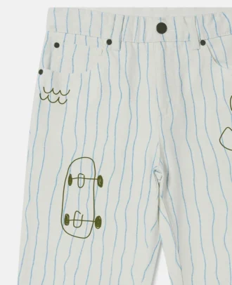 Skateboard Print Jeans