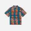 Skateboard Print Short-Sleeve Shirt