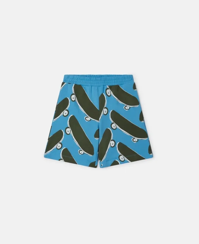 Skateboard Print Shorts Skateboard Print Shorts