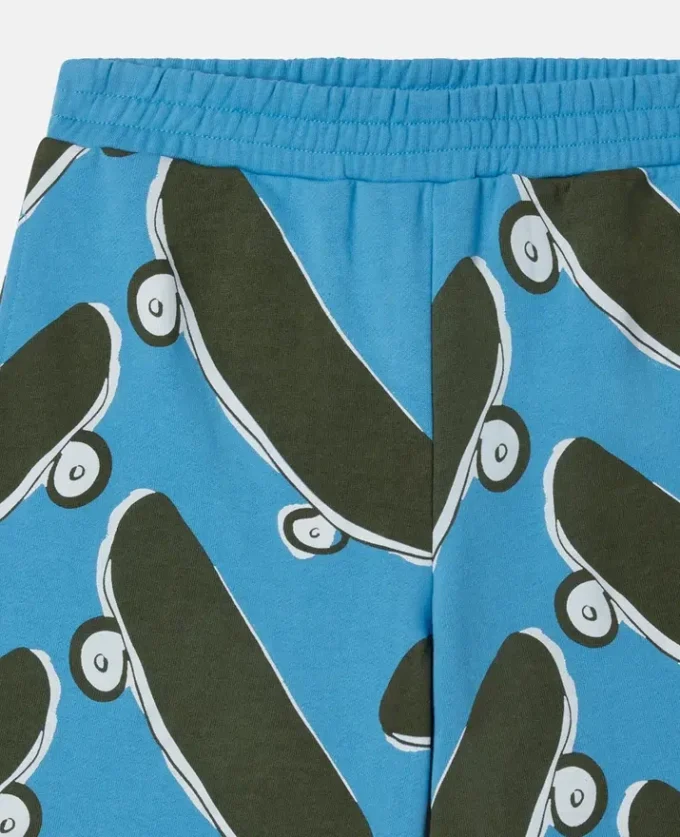 Skateboard Print Shorts Skateboard Print Shorts