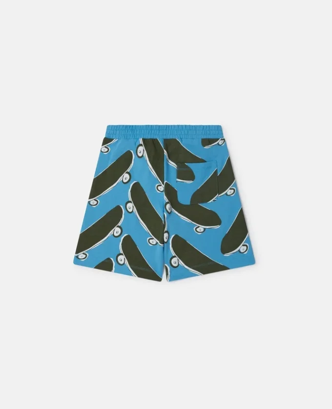 Skateboard Print Shorts Skateboard Print Shorts