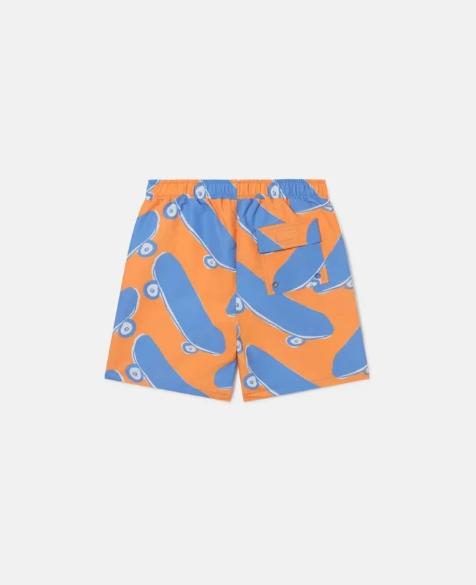 Skateboard Print Swim Shorts Skateboard Print Swim Shorts